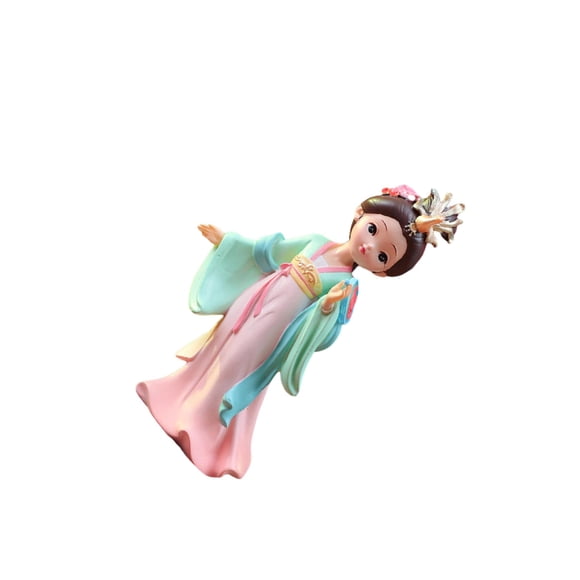 pitrice Chinese Beauty Statue Collectible Lady Sculpture Living for Room Guifei Shelf Yang Party Yang Guifei
