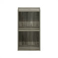 thumbnail image 3 of Furinno Pasir 2-Tier Open Shelf Bookcase, French Oak, 3 of 3