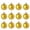 Gold, variant on Roiihwy Green 12pcs 3cm Christmas Balls Electroplating Hanging Decorations Set for Tree Holiday