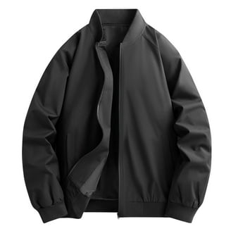 LEEy-world Mens Jacket with Hood Men's Jackets Windbreaker Bomber