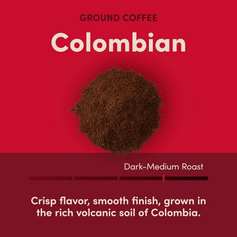 Tim Hortons Ground Colombian Roast Coffee, 12-Oz Bag - Walmart.com