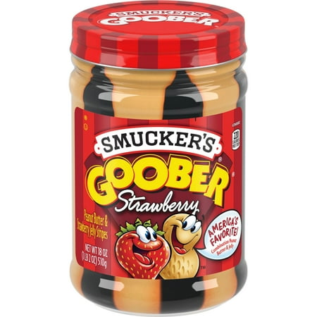 UPC 051500000656 product image for Smucker s Goober Peanut Butter and Strawberry Jelly Stripes  18 Ounces | upcitemdb.com