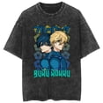 thumbnail image 2 of YOUSHENGER Anime Cotton T-Shirt Fashion BLUE Washed Vintage TShirt Men Women LOCK Crewneck Oversize Tee Shirt, 2 of 7