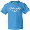 thumbnail image 3 of Inktastic Cousin Crew with Flowers Youth T-Shirt, 3 of 5