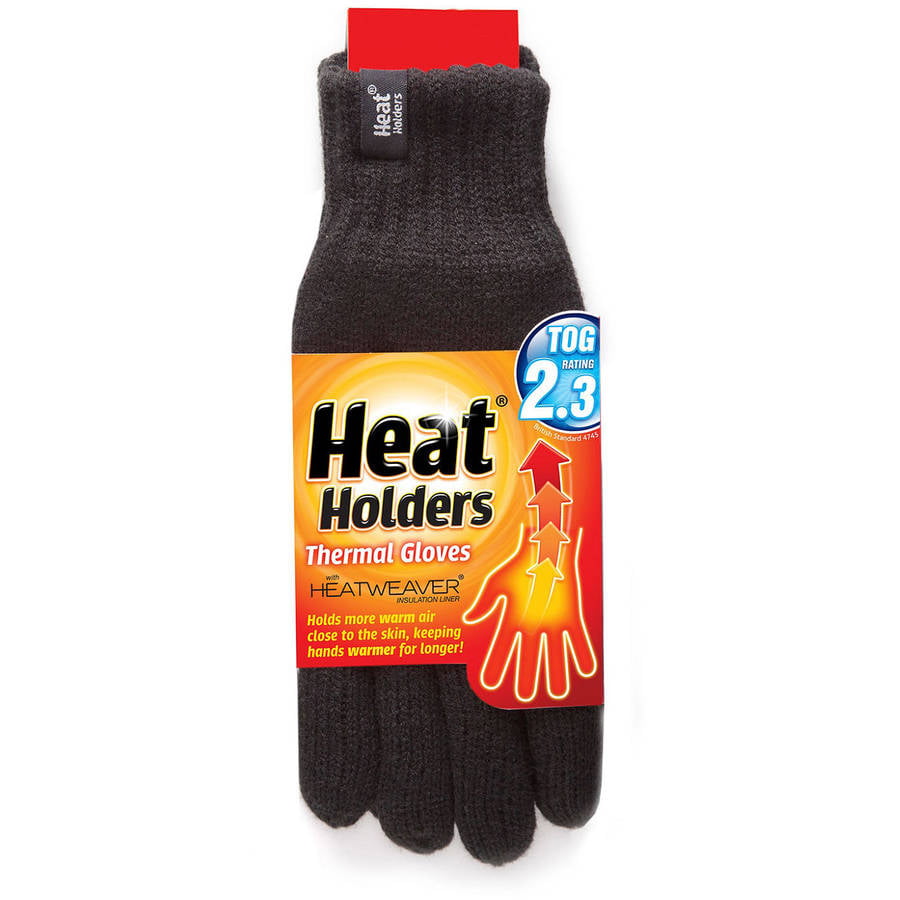 Heat Holders Mens 1 Pair 2.3 Tog Heatweaver Yarn Fingerless Gloves