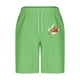 thumbnail image 4 of Pantalones Cortos Casuales para Hombre Imprimir con Bolsillos Pantalones de Playa de Cintura Elástica, Pantalones Cortos de Cintura Elástica para Hombre, 4 of 6