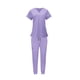 thumbnail image 2 of Uniformes Scrub Set enfermera Top pantalones ropa de trabajo femenina para salón de belleza SPA Morado XL Yuyangstore Uniforme de enfermera, 2 of 8