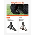 thumbnail image 4 of VEVOR Récepteur d'Attelage de Remorque 3 Points 2 Pouces Tracteur Adaptateur d'Attelage Rapide Capacité 3000 Lb, 4 of 9