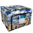 thumbnail image 1 of EREHome Tiger lay storm sky Storage Bag Clear Window Storage Bins Boxes Large Capacity Foldable Stackable Organizer With Steel Metal Frame For Bedding,Clothes,Closets, Bedrooms, 1 of 3
