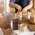 thumbnail image 4 of Jiibva 1:12 Dollhouse Miniature Storage Rack 4 Tier Shelves Storage Shelf Doll House Furniture Decor, 4 of 7