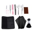 thumbnail image 2 of 12 Pcs Hair Cutting Set Professional Hairdressing Shear W/ Comb Clips White, 2 of 8