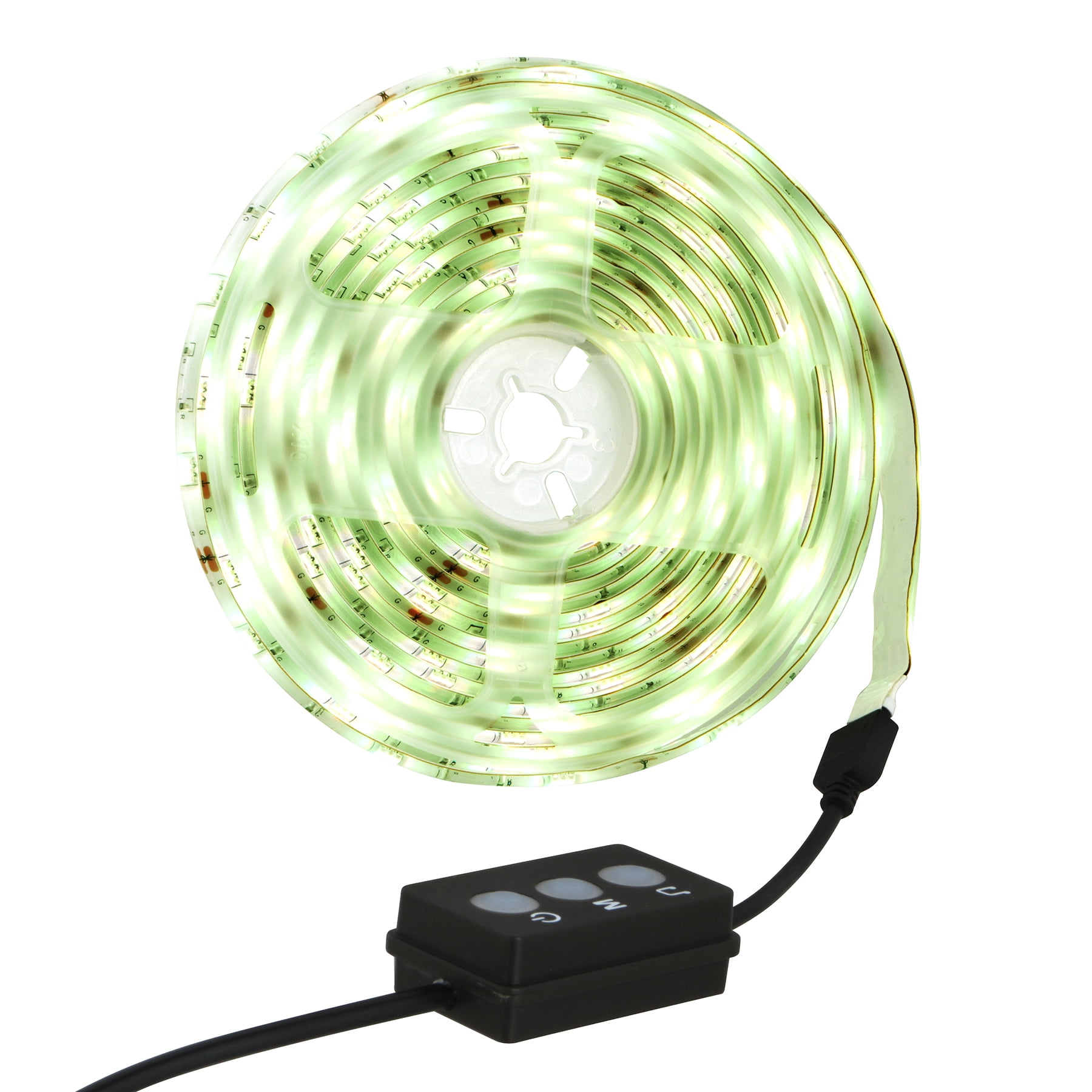 Ashland Sound Reactive LED Light Strip - Color Changing Neon Ambience with Remote - Multi-Color - 16.4 ft. - 1-Pack