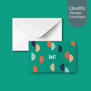 Rileys & Co All Occasion Greeting Cards with Envelopes | 50 Pcs, 5 Colorful Designs 4 in x 6 in