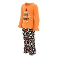 thumbnail image 2 of Girls 2 Piece Season To Be Spooky Funny Halloween Outfit (8Y, Black), 2 of 5