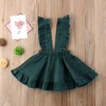 thumbnail image 3 of Bébé bébé Fille Vêtements Volant Sangle Jupe Robe d'Été Casual Mini Jupe, 3 of 5