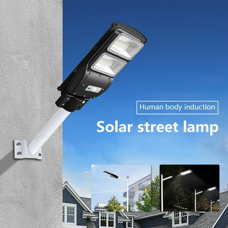 

Herrnalise Home and Garden Outdoor 60W Solar Street Light High Brightness 6000 Lumens Integrated Street Light