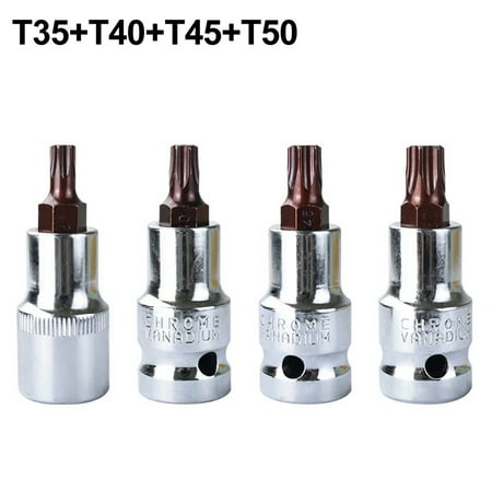

BCLONG 55Mm Hex T-Shaped Screwdriver Socket Bit 1/2 Electric Wrench Socket Set