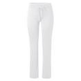 thumbnail image 3 of Pants for Women Womens Pants Casual White Womens Pants Loose Fitting Pants for Women High Waist Wide Leg Pants with Pockets Summer Pants, 3 of 5