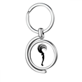 thumbnail image 1 of Éducation Physique Saut de Cheveux de Sport Rotation Porte-Clés Porte-Clés en Métal, 1 of 2