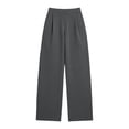 thumbnail image 6 of Aofany Women's Wide-leg Pants Pockets Sport Casual Solid Color Fashion Elastic Waist Pockect Yoga Pants Athletic Pants for Workout, Jogging, Running, 6 of 6