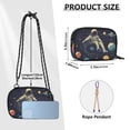 thumbnail image 4 of FORMRS Mini Crossbody Bag for Women Adjustable Shoulder Rope Travel Casual Phone Purse, Astronaut Space, 4 of 7