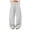 Grey, variant on felwors Women's Y2k Baggy Sweatpants Wide Leg Graphic Grunge Goth 2000s Emo Pants Streetwear with Pockets Black L