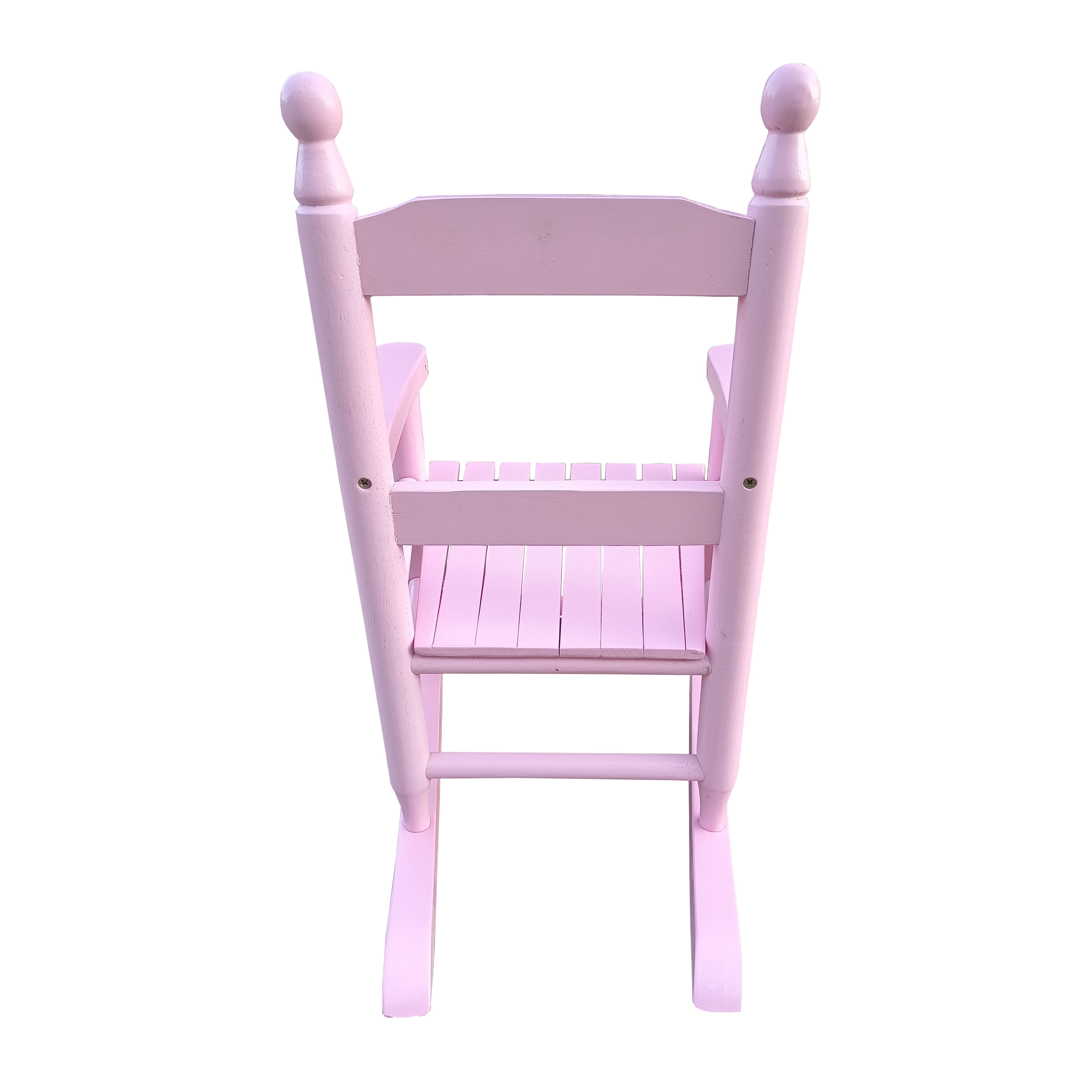 Rocking Chair,Durable Red Child’s Wooden Rocking Chair/Porch Rocker,Indoor or Outdoor,Suitable for 3-8 Years Old,light pink