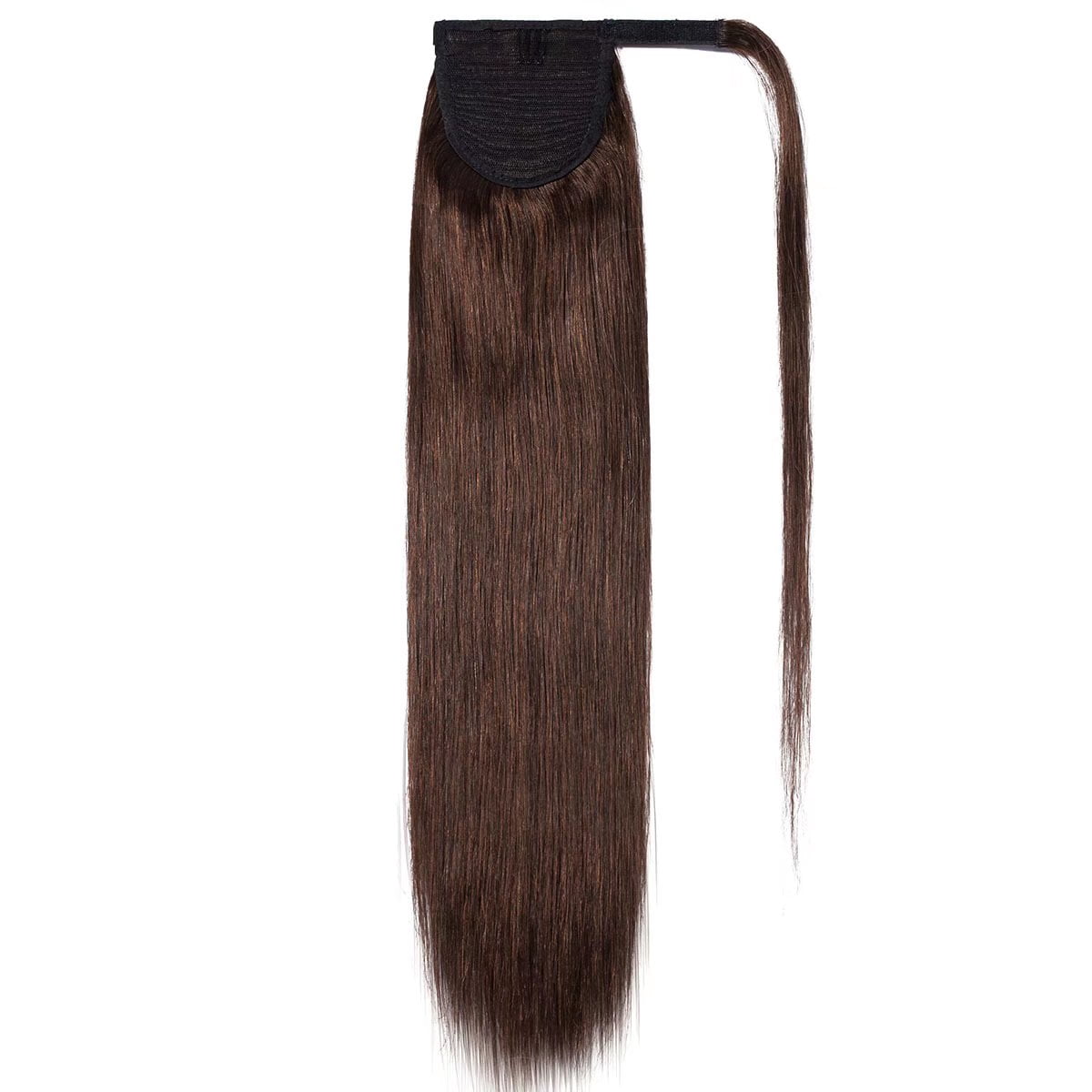 MY-LADY Women Clip in Ponytail Thick 100% Remy Human Hair Extensions Warp Around One piece Hairpiece Straight