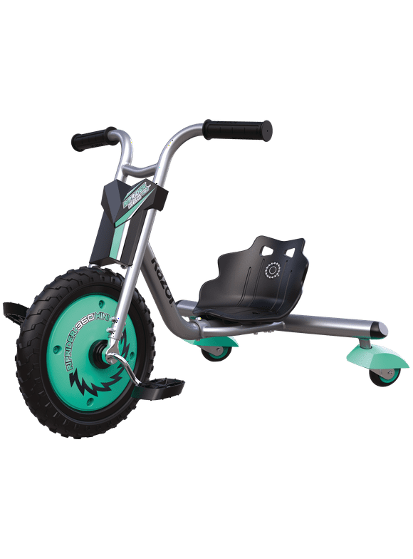 Razor RipRider 360 Mini - Teal, 360 Degrees Caster Tricycle, Easy Drifting, for Child Ages 3+