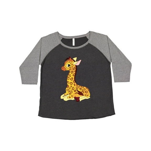 Inktastic Giraffe Women's Plus Size T-Shirt