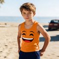 thumbnail image 2 of Niños Pequeños Camisola sin Mangas Gradiente Suave Impresión Moda Lindo Fondo para Niños 3-15 Años, 2 of 8