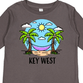 thumbnail image 4 of Inktastic Summer Vacation in Key West Boys or Girls Long Sleeve Toddler T-Shirt, 4 of 5