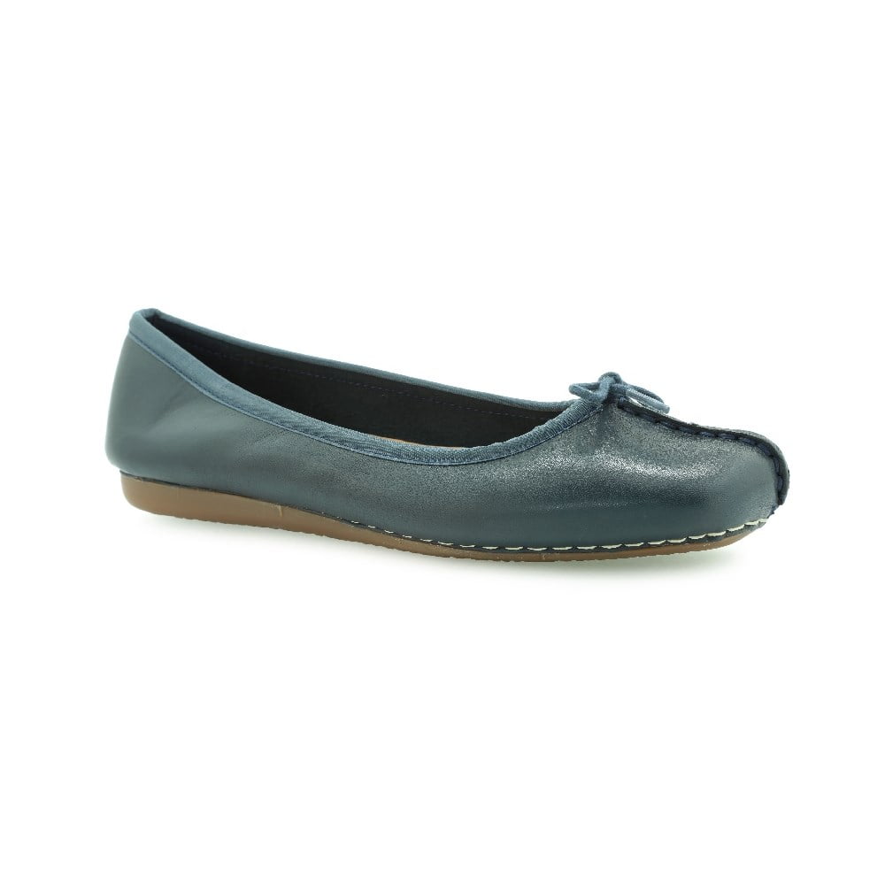 Clarks Freckle Ice Navy Leather Walmart