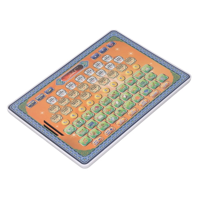 Arabic Reading Pad Tablet, Interactive Arabic Language Learning Tablet Received Pronunciation for Travel Use for Kids