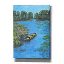 Epic Graffiti 'Boat Pond' by Jadei Graphics, Canvas Wall Art, 18"x26"