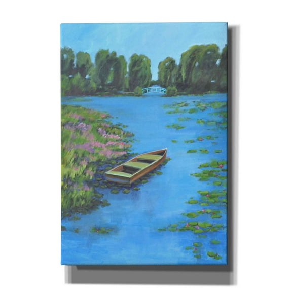 Epic Graffiti 'Boat Pond' by Jadei Graphics, Canvas Wall Art, 18"x26"