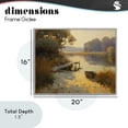 thumbnail image 3 of Golden Hour in Autumn Gray Framed Giclee Art, design by Arlington Prints, 3 of 9