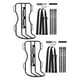 thumbnail image 5 of 1 par de soportes delanteros para portaequipajes de bicicleta, kit profesional para equipaje de cicloturismo, fabricado en aleación de aluminio, 5 of 9