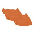 thumbnail image 2 of GUOOL 10 Pieces Hard Hat Sweat Band Accessory for Construction Industrial Settings Orange, 2 of 9