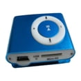 thumbnail image 1 of Reproductor de música MP3 azul, 1 of 5