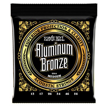Ernie Ball P02564 Aluminum Bronze Acousic Guitar Strings - Medium