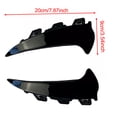 thumbnail image 5 of Rear Bumper Trim Lip Spoiler Stickers Mudapron Canards Black for Mercedes-Benz GLA Class GLA200 260 H247 GLA35 AMG 2020, 5 of 7