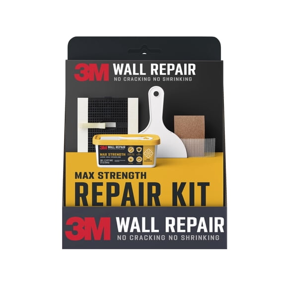 3M High Strength Large Hole Repair Kit, Wall Filler, 12 fl oz