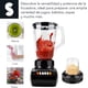 thumbnail image 5 of Licuadora Con Vaso Negra De Plastico 2 en 1 Con 4 Velocidades Licuadora Con Control De Botones De 1.5L Triturador De Alimentos Licuadora Clasica con Velocidad Ajustable, 5 of 9