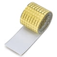 thumbnail image 4 of 1464pcs/roll Wall Sticker Mirror Self Adhesive Decoration Tile Decal; Sticker Tape Square DIY Tile Decal for Home Decoration, Gold, 4 of 8