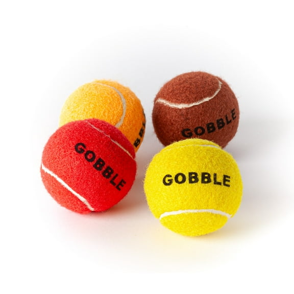 Thanksgiving Dog Tennis Balls (Standard) - Set of 4