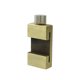 thumbnail image 2 of Regla de acero, bloque de posicionamiento, indicador de marcado de ángulo, herramientas de carpintería (oro de 20mm) Libre de BPA, 2 of 9