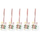 thumbnail image 5 of Decoración navideña, 5 piezas Muñeco de nieve de silicona Colgante navideño Muñeco de nieve Colgante para árbol de Navidad Características líderes de clase, 5 of 8