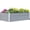 Silver, variant on Domi Galvanized Raised Garden Bed ,Large Metal Planter Box for Growing Vegetables, Fruits, and Flowers Outdoors, Gray, 8x4x2ft