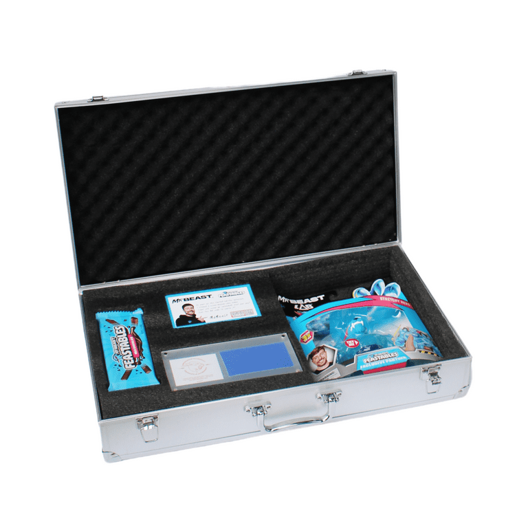 Feastables MrBeast Collector Edition Briefcase with Feastables